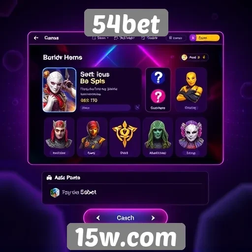 Explorando a interface do usuário no 54bet